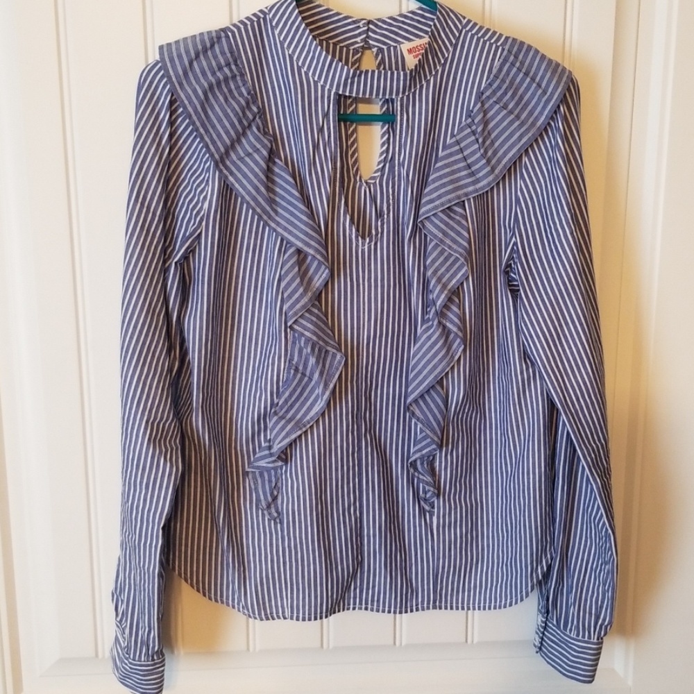 Womens ruffle blouse
